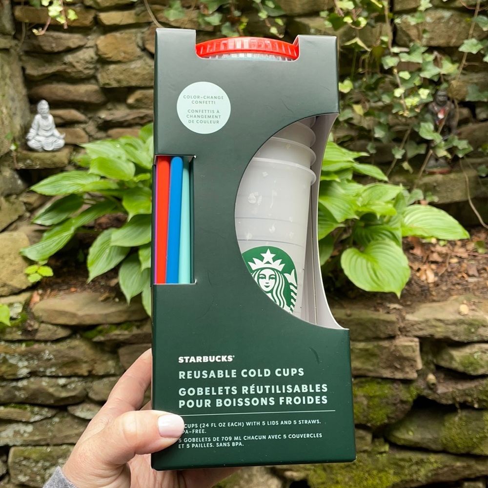 COPY - Starbucks Color-Change Confetti Reusable C…